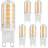 Image de Lablanc - Ampoule led G9 3W, équivalen 40W halogène, Blanc chaud 2700K, 410lm, cri 85, Non-dimmable, 230V, Économie d'énergie, Base en céramique,