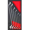 Image de Mw Tools - Jeu de clés polygonales 10x11 à 30x32mm 6 pièces module en mousse pour servante d'atelier MWDR10326