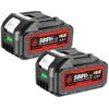 Image de Onevan - Lot de 2 batteries 18V Li-Ion 588vf pour outil sans fil