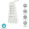 Image de Northix - Multiprise smartlife wi fi hybrid cee 77 usb a usb c 16 a 3680 w 200 m 0 - 55 c android ios blanc