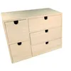 Image de Meuble 5 Tiroirs 35x15x26 Cm Bois