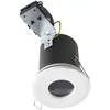 Image de Leclubled - Support Spot Encastrable Faux Plafond GU10 AC220-240V Blanc Rond IP20 - perçage 68mm