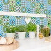 Image de Sticker Mural Carrelage adhésif Cuisine Salle de Bain - 24 stickers carrelages azulejos sabriena - 24stickers15x15cm