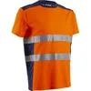 Image de T-shirt de travail manches courtes haute visibilité nekki - Orange FLuo 2XL - 56/58