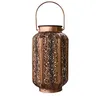 Image de Lanterne solaire d'extérieur   Lampe de jardin solaire étanche à suspendre, éclairage hexagonal en métal pour jardin, fête, mariage, Noël