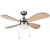 Image de Haeger - Cozy Fan Acier inoxydable, bois