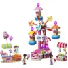Image de Lego Friends 42700 La Grande Roue Ornée De Bonbons Et Cupcakes Éléments Construction Multicolore