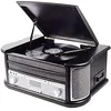 Image de Style rétro Denver MRD-51 Black chaîne stéréo. Plaque tournante. Radio numérique Dab. Lecteur de CD et de cassettes. Enregistrement direct via USB de