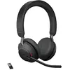 Image de Jabra B2B Evolve2 65 Casque PC Sans Fil, Casque Audio Anti-Bruit Certifié Microsoft Teams avec Batterie Longue Durée, Adaptateur Bluetooth USB-A, Noir en occasion ou reconditionné