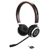 Image de Jabra Evolve 65 Casque Sans Fil Stéréo   Casque Certifié Microsoft avec Batterie Longue Durée   Adaptateur USB Bluetooth   Noir en occasion ou reconditionné
