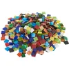Image de Tesselles de mosaïque - Multicolore - 10x10mm - Translucides et opaques - 454g - Épaisseur 0,3cm
