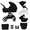 Image de Kinderkraft Poussette 3en1 YOXI noir KSYOXI00BLK3000