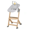 Image de Kinderkraft Chaise haute ENOCK avec transat CALMEE gris KHENCA00GRY0000