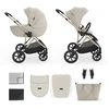 Image de Kinderkraft Poussette multifonction PRIME 3 2 en 1 beige KSPRIM03BEG2000