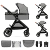 Image de Kinderkraft Poussette multifonctionnelle ESME 2en1 gris KSESME00GRY2000