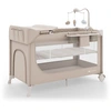 Image de Kinderkraft Lit bébé et lit de voyage 2 en 1 LEODY UP avec accessoires beige KCLEODUPBEG00AC