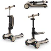 Image de Kinderkraft Trottinette évolutive 2 en 1 avec siège HALLEY 2 blanc KRHALL02WHT0000