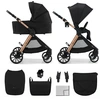 Image de Kinderkraft Poussette multifonction 2en1 VESTO 2 noir KSVEST02BLK2000