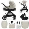 Image de Kinderkraft Poussette multifonction 2en1 VESTO 2 beige KSVEST02BEG2000