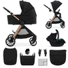 Image de Kinderkraft Poussette multifonctionnelle 3 en 1 VESTO 2 noir KSVEST02BLK3000