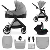 Image de Kinderkraft Poussette multifonctionnelle 3 en 1 VESTO 2 gris KSVEST02GRY3000