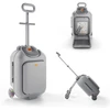 Image de Kinderkraft Valise enfant 2 en 1 avec assise CABBY gris KACABB00GRY0000