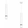 Image de Suspension JOKER BLANC/CHROME 1xGU10