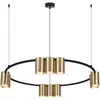 Image de Suspension (cercle) GENESIS BLACK GOLD 10xGU10