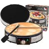 Image de AD3058 Crêpière, 30cm Diamètre, Revêtement Antiadhésif, Température Réglable 1600W Noir - Adler