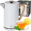 Image de Bouilloire Électrique Acier Blanc Adler 1,7l/2200w Strix Ad1347
