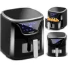 Image de Friteuse sans gras BD-652, noir et argent