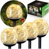 Image de Lampe solaire, boule transparente, 4 pcs. Ilumen LS-103