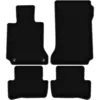 Image de Tapis de sol en velours noir BASIC pour Mercedes C W204 berline, break, coupé (2007-2014)