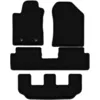 Image de Tapis de sol en velours noir BASIC pour Toyota Corolla Verso II 7 personnes (2004-2009)