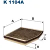 Image de Filtre D'Habitacle K1104a Filtron