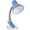 Image de Lampe de bureau suzi - Bleu - Bras flexible - Pince - 360° - E27