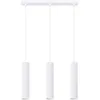 Image de Sollux - Lampe à suspension Karbon aluminium 3xGU10 45cm