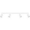 Image de Plafonnier Karbon aluminium 4xGU10 81cm Sollux