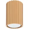 Image de Plafonnier Karbon aluminium 1xGU10 6.5cm Sollux