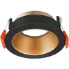 Image de Support de spot Beta R2 rond noir/cuivre-doré MR16 GU10/GU5.3