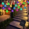 Image de Guirlande Solaire Extérieure 12M 100 led Guirlande Lumineuse Multicolore avec 8 Modes & Étanche IP65 Lampe Decorative Idéal pour Maison, Jardin,