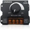 Image de Tumalagia - gabrielle Variateur Interrupteur de Gradation Dimmer de Commutateur on/off 12V-24V 30A pour Bandes de led Lampe Contrôle Luminosité
