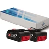 Image de Visiodirect - Lot de 2 batteries pour Bosch gdr visseuse à chocs 18 v-li 4000mAh 18V