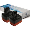 Image de Visiodirect - Lot de 2 batteries pour Metabo bst 12 Plus visseuse sans fil 3000mAh 12V