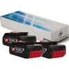 Image de Visiodirect - Lot de 3 batteries pour Bosch gsr 18 VE-2-LI perceuse visseuse 4000mAh 18V
