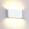 Image de 12W Applique Murale Intérieur Extérieur Lampe Murale Aluminium Eclairage Up and Down Conception Moderne Blanc Chaud pour Chambre Maison Couloir Salon
