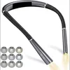 Image de Lampe de Lecture de Cou Rechargeable au Lit, 3 Couleurs, 9 Niveaux de Luminosité, Bras Pliables, Longue Durée de Vie, Parfaite pour la Lecture,Le