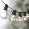 Image de Guirlande Lumineuse, Guirlande Guinguette Raccordable à 25 G40 Ampoules 7.62M Imperméable Chane de Lumières Décoration Extérieur et Intérieur pour