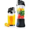 Image de Mini Blender Smoothie Sans Fil, Mixeur Blender Portable Gobelet à Jus 700 ml Batterie de 6000 mAh Sans BPA Rechargeable Mixe Smoothies pour Glace,