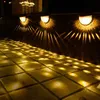 Image de Appliques murales solaires sans Fil à LED pour clôture, Jardin, décoration extérieure, lumière Blanche Chaude, économie d'énergie, IP55, pour Jardin,